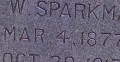 J. W. Sparkman J. W. Sparkman
