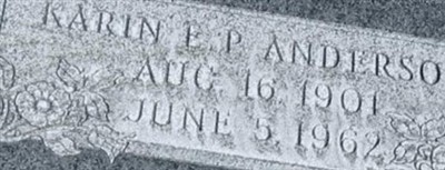 Karin Elizabeth Peterson Anderson