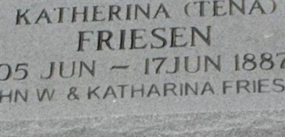 Katharina (Tena) Friesen