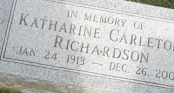 Katharine Carleton Richardson