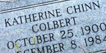 Katherine Chinn Colbert Katherine Chinn Colbert