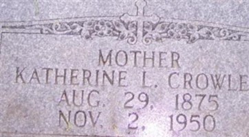 KATHERINE E SPINNER CROWLEY KATHERINE E SPINNER CROWLEY