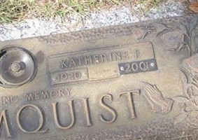 Katherine F. Blomquist Katherine F. Blomquist
