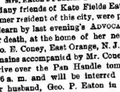 Katherine P Fields Eaton Katherine P Fields Eaton