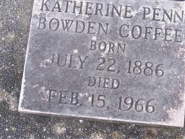 Katherine Penn Bowden Coffee