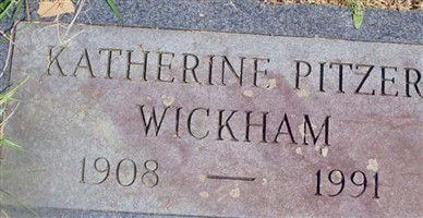 Katherine Pitzer Wickham