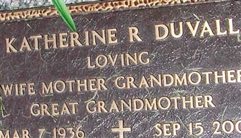 Katherine R Duvall