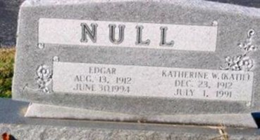 Katherine W "Katie" Null