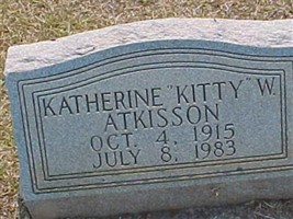 Katherine W. ''Kitty'' Atkisson Katherine W. ''Kitty'' Atkisson