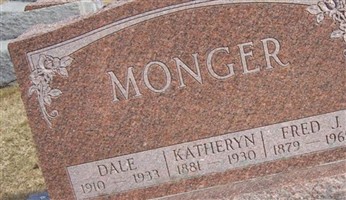 Katheryn "Kitty" Low Monger Katheryn "Kitty" Low Monger