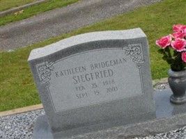 Kathleen Bridgeman Siegfried Kathleen Bridgeman Siegfried