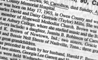 Kathleen Elwood Mills Brown