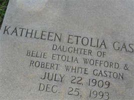 Kathleen Etolia Gaston Kathleen Etolia Gaston