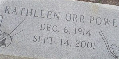Kathleen Lovina Orr Powell Kathleen Lovina Orr Powell
