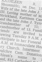 Kathleen R. Shoosmith Tyrrell