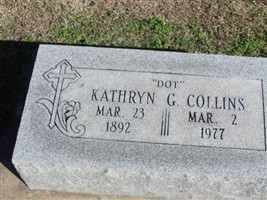 Kathryn G. "Dot" Collins Kathryn G. "Dot" Collins