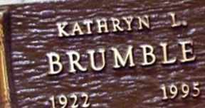 Kathryn Louise Casey Brumble