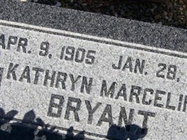 Kathryn Marceline Bryant Kathryn Marceline Bryant