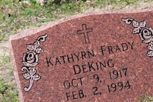 Kathyrn Frady Deking Kathyrn Frady Deking