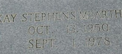 Kay Stephens McArthur Kay Stephens McArthur