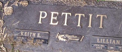 Keith Edwin Pettit Keith Edwin Pettit