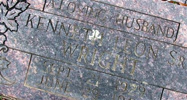Kenneth Leon Wright, Sr Kenneth Leon Wright, Sr