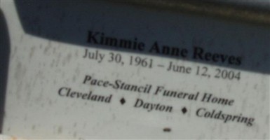 Kimmie Anne Reeves Kimmie Anne Reeves