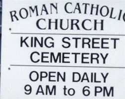 King Street Catholic Cemetery King Street Catholic Cemetery