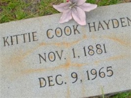 Kitty Agnes Cook Hayden