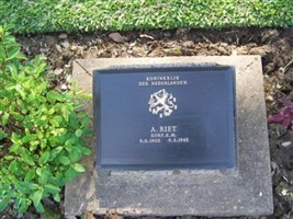 Korp. K.M. Adrianus Riet Korp. K.M. Adrianus Riet