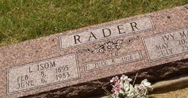 L. Isom Rader L. Isom Rader