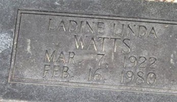 Ladine Linda Shell Watts