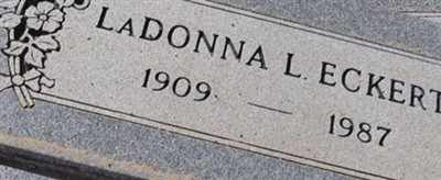 LaDONNA L. Eckert LaDONNA L. Eckert