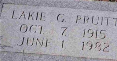 Lakie G Pruitt