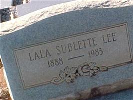 Lala Sublette Lee