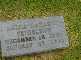 Lalla Lazarus Feigelson Lalla Lazarus Feigelson