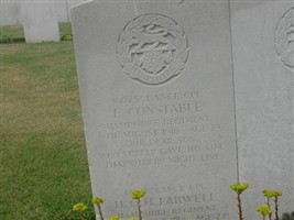 Lance Corporal H G H Farwell