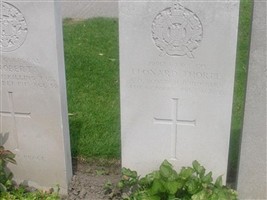 Lance Corporal Leonard Thorpe Lance Corporal Leonard Thorpe