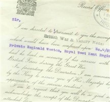 Lance Corporal Reginald Weston