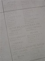 Lance Sergeant W J Blunden