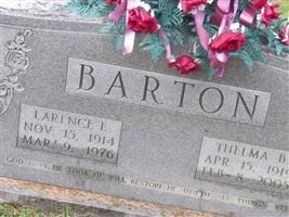 Larence Edward Barton Larence Edward Barton