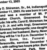Larry Devon Shireman, Sr