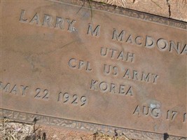 Larry Maurice MacDonald Larry Maurice MacDonald