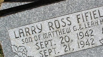 Larry Ross "Moe" Fifield