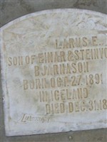 Larus E. Bjarnason Larus E. Bjarnason