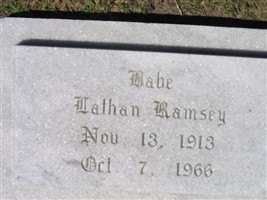 Lathan Ramsey Lathan Ramsey