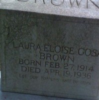 Laura Eloise Gosa Brown Laura Eloise Gosa Brown