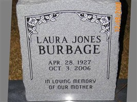 Laura H. Jones Burbage Laura H. Jones Burbage