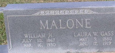 Laura W Gass Malone