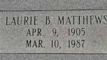 Laurie B Matthews